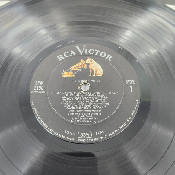 Glenn Miller - This Is Glenn Miller - RCA‎ Victor LPM-1190 - 12" Record LP 1956 - Picture 5 of 13